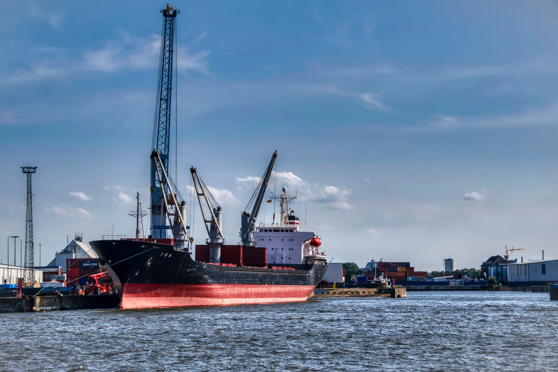 Cargo manufacturing goods ready for overseas export in factory warehouse.
