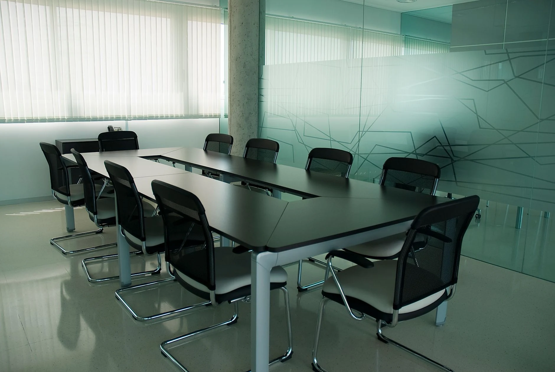 Business advisory meeting in a modern office